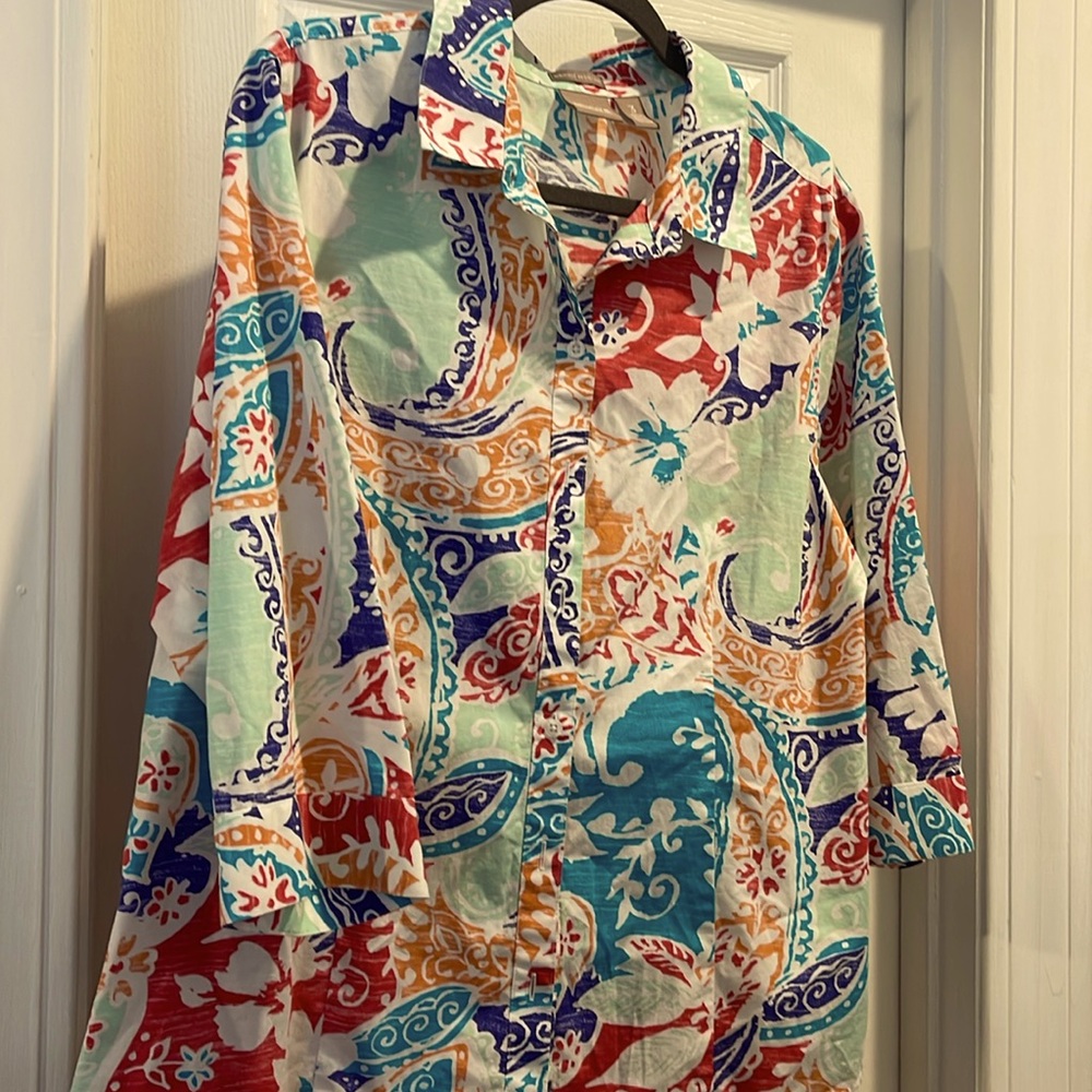 Chicos size Chicos 3 three-quarter sleeves, shirt or jacket EUC